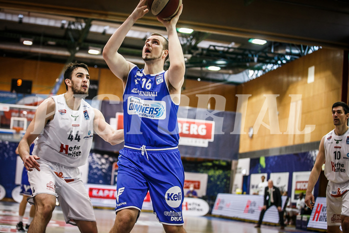 Basketball, bet-at-home Basketball Superliga 2020/21, Platzierungsrunde 9.Runde, Kapfenberg Bulls, Oberwart Gunners, Renato Poljak (16)