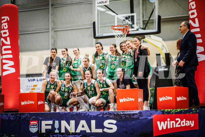 Basketball, Win2Day Basketball Damen Superliga 2023/24, Playoff, Finale Spiel 3, SKN St. Pölten, UBI Graz, 