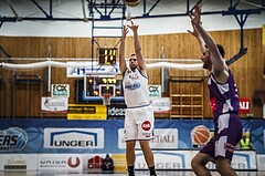 Basketball, ABL 2018/19, Grunddurchgang 33.Runde, Oberwart Gunners, Vienna DC Timberwolves, Renato Poljak (16)