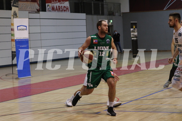 Basketball 2.Bundesliga 2020/21 Grunddurchgang 15.Runde  Jennersdorf Blackbirds vs Dornbirn Lions