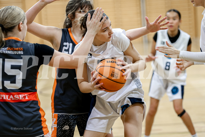 23.02.2025 Österreichischer Basketballverband 2024/25, SLWU16 Vienna Timberwolves vs. Basket Duchess