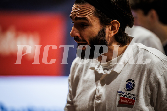 Basketball, win2day Basketball Superliga 2024/25, Grunddurchgang Runde 13, BBC Nord Dragonz, UBSC Graz, Felix Jambor (Head Coach)