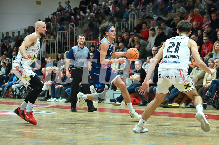 Basketball, Superliga 2024/25, Grunddurchgang 17.Runde, Flyers Wels vs. BBC Nord Dragonz,