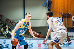 Basketball, bet-at-home Basketball Superliga 2021/22, Platzierungsrunde Spiel 4, Oberwart Gunners, SKN St. Pölten, Aapeli Alanen (23)