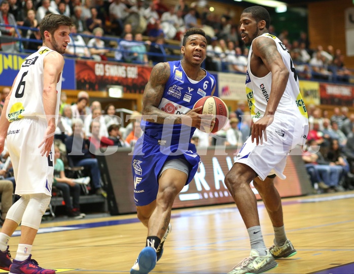 Basketball ABL 2015/16 Playoff Viertelfinale Spiel 3 Gmunden Swans vs. Oberwart Gunners
