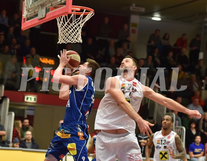 Basketball ABL 2015/16 Grunddurchgang 23.Runde WBC Wels vs Kapfenberg Bulls