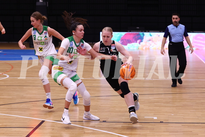 01.12.2024, Graz, Raiffeisen Sportpark, Basketball Damen Superliga 2024/25, Grunddurchgang, 8.Runde, UBI Holding Graz vs. Basket Flames