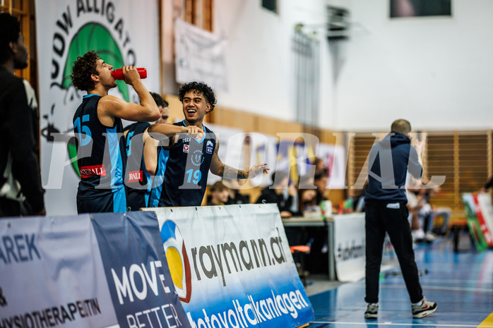 Basketball, Basketball Zweite Liga 2024/25, Grunddurchgang 13.Runde, UDW Alligators, Vienna Timberwolves, Dean-Leon Cantor (19)