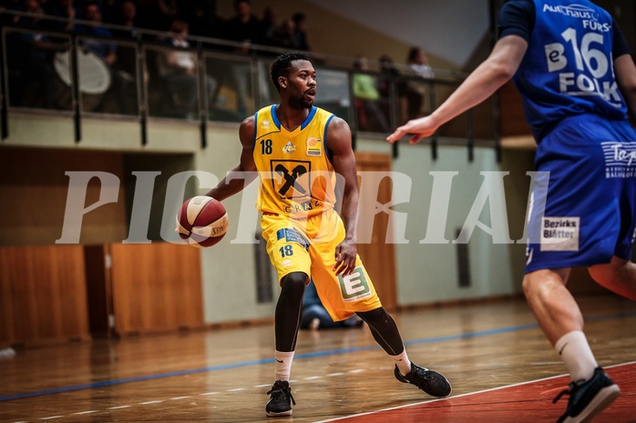 Basketball, ABL 2017/18, Grunddurchgang 29.Runde, UBSC Graz, Oberwart Gunners, Famous Ikenhi (18)