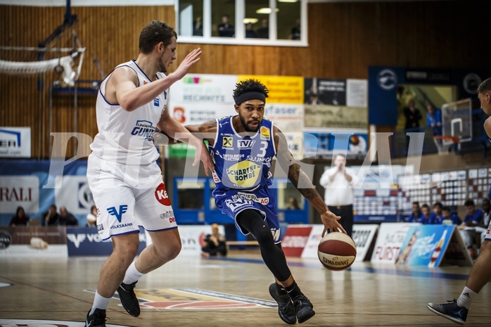 Basketball, ABL 2018/19, Grunddurchgang 17.Runde, Oberwart Gunners, Gmunden Swans, Chance Murray (3)