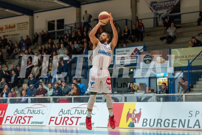 Basketball, ABL 2017/18, Grunddurchgang 21.Runde, Oberwart Gunners, WBC Wels, Louis Dabney Jr. (5)