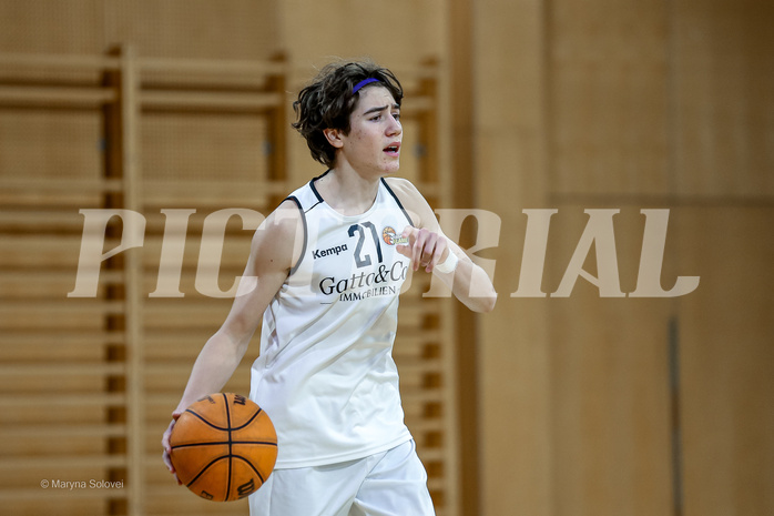 12.01.2025 Österreichischer Basketballverband 2024/25, SLMU19, Basket Flames WAT vs. BBU Salzburg
