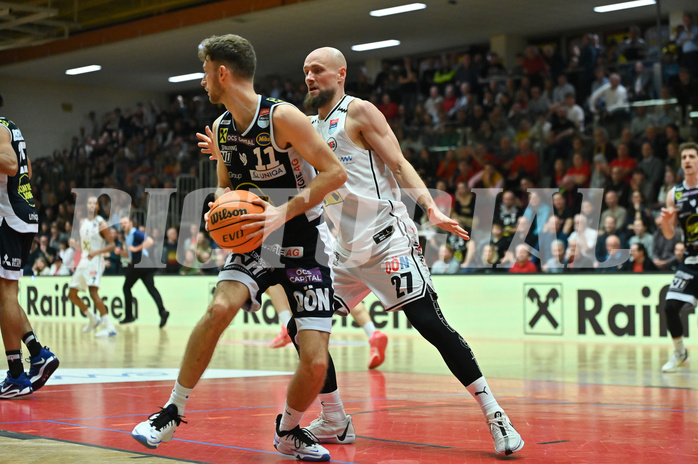 Basketball, Superliga 2023/24, Grunddurchgang 14. Runde, Flyers Wels vs. Gmunden,
