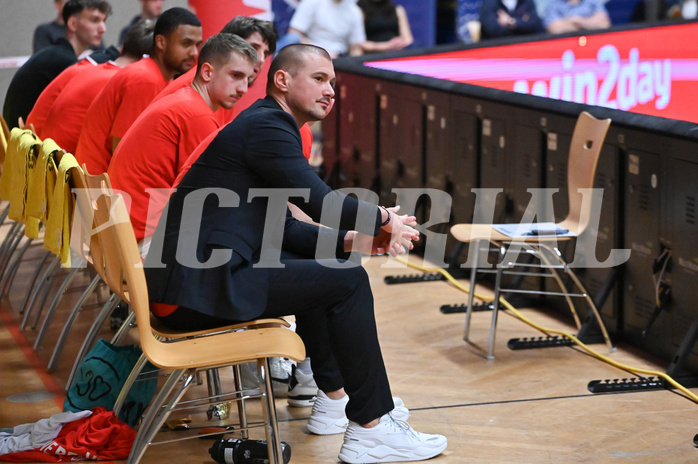 Basketball Superliga 2024/25, Playoff, Viertelfinale Spiel 3, Flyers Wels vs BBC Nord Dragonz,

