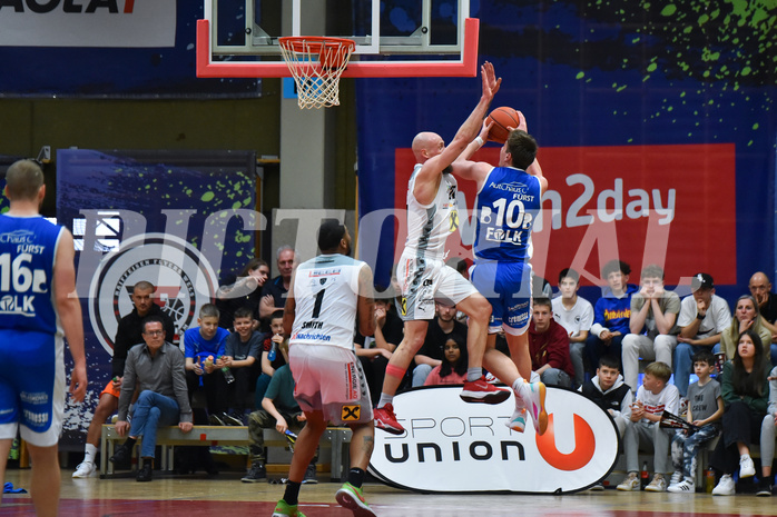 Win2Day Basketball Superliga 2022/23, 9. Plazierungsrunde, Flyers Wels, Oberwart Gunners,
