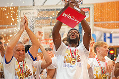 Basketball, Basketball Superliga 2024/25, Playoffs, Finale Spiel 1, Oberwart Gunners vs. BBC Nord Dragonz