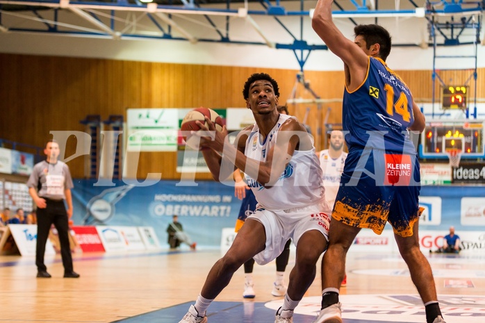 Basketball, ABL 2017/18, Grunddurchgang 7.Runde, Oberwart Gunners, Fürstenfeld Panthers, Gregg Denzel (9)