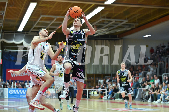 Basketball Superliga 2023/24, 8.Plazierungsrunde,
Flyers Wels vs. Gmunden Swans

