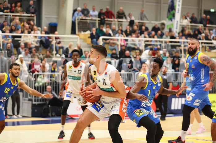 Basketball Superliga 2022/23, Grunddurchgang 8.Runde SKN St.Pölten vs. Klosterneuburg Dukes