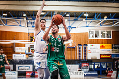 Basketball, bet-at-home Basketball Superliga 2021/22, Playoffs, Viertelfinale Spiel 1, Oberwart Gunners, Kapfenberg Bulls, Andrija Matic (4)