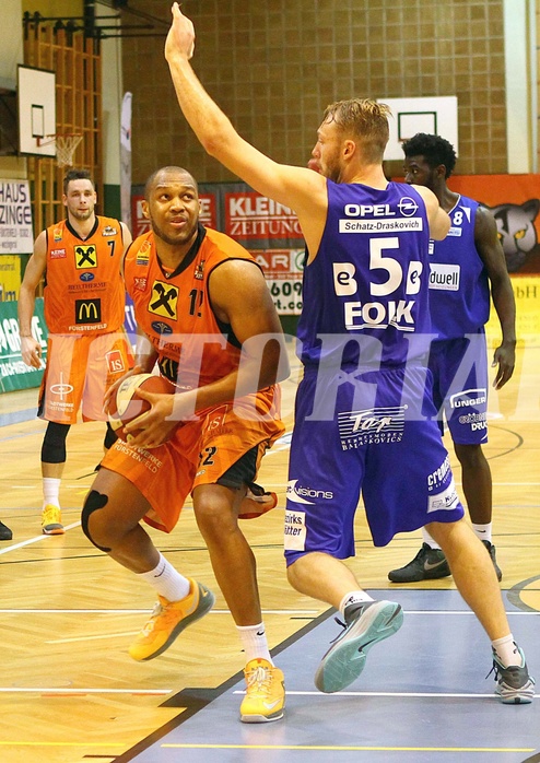 Basketball ABL 2015/16 Grunddurchgang 8.Runde  Fürstenfeld Panthers vs Oberwart Gunners
