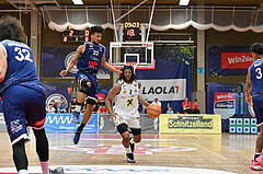 Basketball Superliga 2024/25, Playoff, Viertelfinale Spiel 3, Flyers Wels vs BBC Nord Dragonz,
