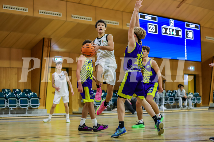 20.10.2024 Österreichischer Basketballverband 2024/25, SLMU16,Basket Flames vs. UBSC Graz

