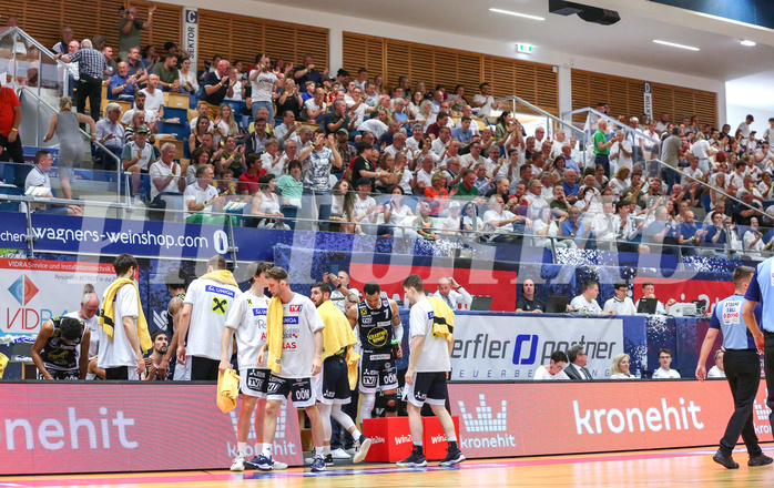 Basketball Superliga 2022/23, Playoff, Finale Spiel 3 Gmunden Swans vs. BC Vienna


