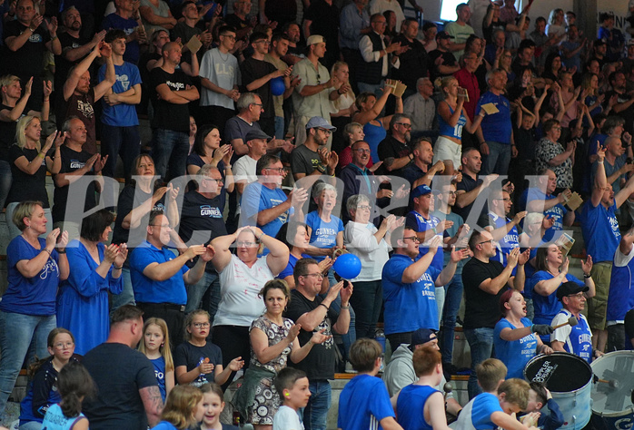 Basketball, Basketball Superliga 2024/25, Playoffs, Viertelfinale Spiel 3, Oberwart Gunners vs. Kapfenberg 