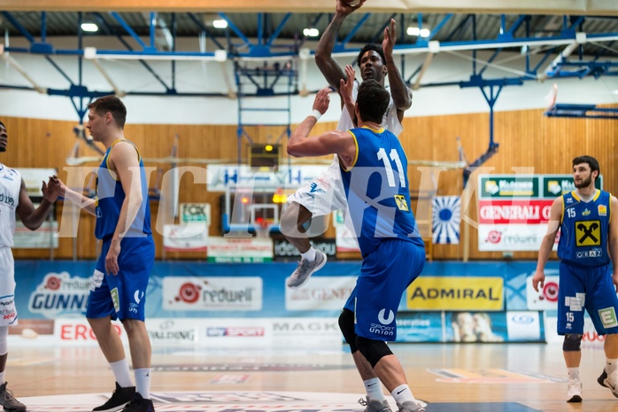 Basketball, ABL 2016/17, Grunddurchgang 31.Runde, Oberwart Gunners, UBSC Graz, Jamari Traylor (9)