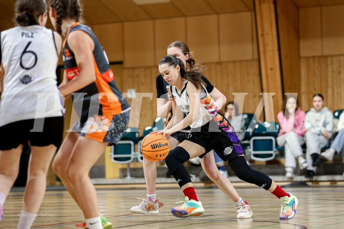 16.02.2025 Österreichischer Basketballverband 2024/25, SLWU16 Vienna United vs Basket Duchess