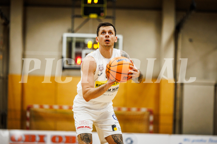 Basketball, Basketball Zweite Liga 2024/25, Grunddurchgang 13.Runde, Mattersburg Rocks, Güssing Blackbirds, Petar Zivkovic (8)