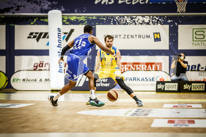 Basketball, bet-at-home Basketball Superliga 2019/20, Viertelfinale 2. Spiel, SKN St. Pölten Basketball, Oberwart Gunners, Lukas Böck (13)