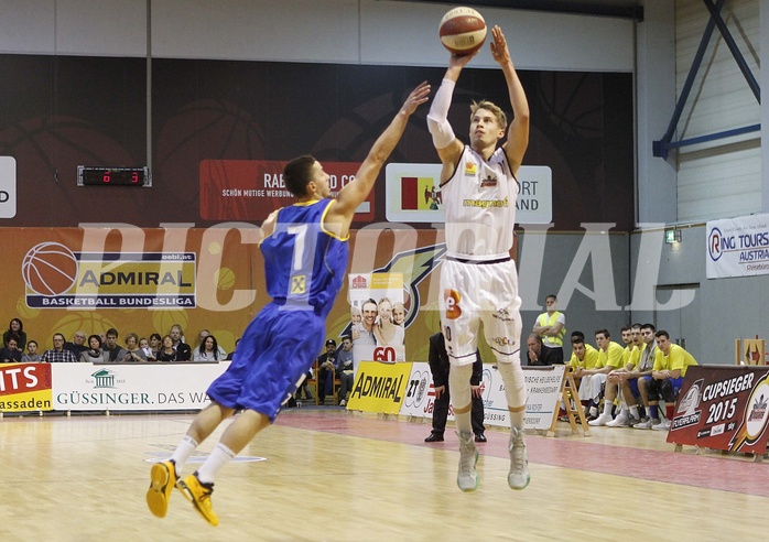 Basketball ABL 2015/16 Grunddurchgang 19.Runde  Güssing Knights vs UBSC Graz
