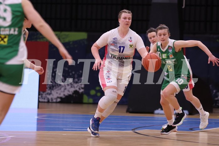 12.03.2023, Graz, Raiffeisen Sportpark, Basketball Damen Superliga 2022/23, Semifinale Spiel 2, UBSC-DBBC Graz vs. UBI Holding Graz,  