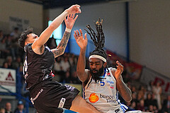 Basketball Superliga 2024/25, Playoffs, Viertelfinale Spiel 1 Oberwart Gunners vs. Kapfenberg Bulls


