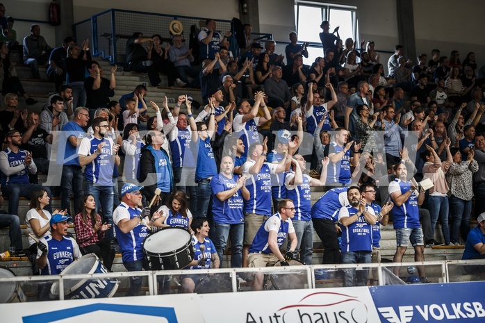 Basketball, ABL 2018/19, Playoff VF Spiel 1, Oberwart Gunners, BC Vienna, Gunners Fans