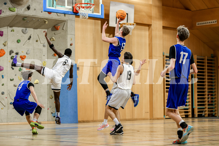 16.02.2025 Österreichischer Basketballverband 2024/25, SLMU16 Basket Flames WAT vs SG Salzkammergut