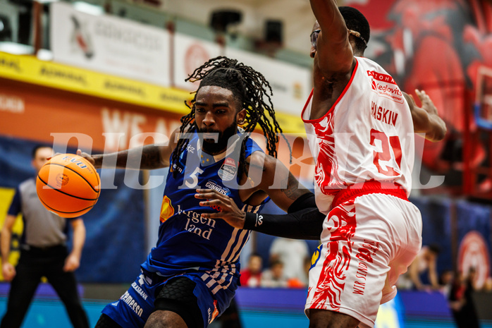 Basketball, win2day Basketball Superliga 2024/25, Grunddurchgang 6.Runde, Traiskirchen Lions, Oberwart Gunners, Siegfried Reid (5)