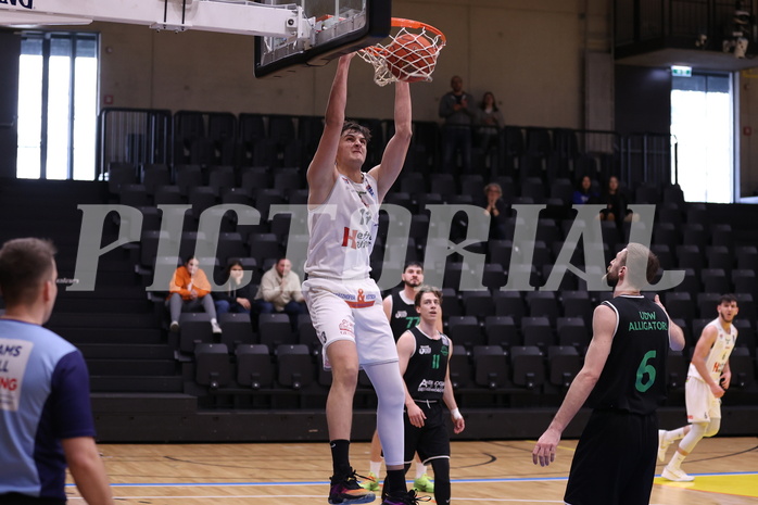19.02.2023, Graz, Raiffeisen Sportpark Graz, Basketball Zweite Liga 2022/23, Grunddurchgang, Runde 17, Future Team Steiermark vs Union Deutsch Wagram Alligators