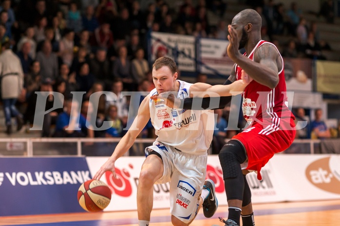 Basketball ABL 2015/16 Grunddurchgang 26.Runde Oberwart Gunners vs. BC Vienna
