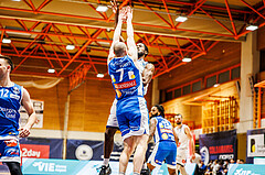 Basketball, win2day Basketball Superliga 2023/224, Grunddurchgang Runde 16, BBC Nord Dragonz, Oberwart Gunners, Austen Awosika (10)