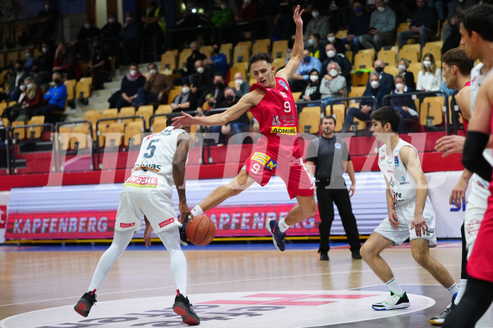 Basketball Superliga 2021/22, Grundduchgang 13.Runde , Kapfenberg  vs. Traiskirchen


