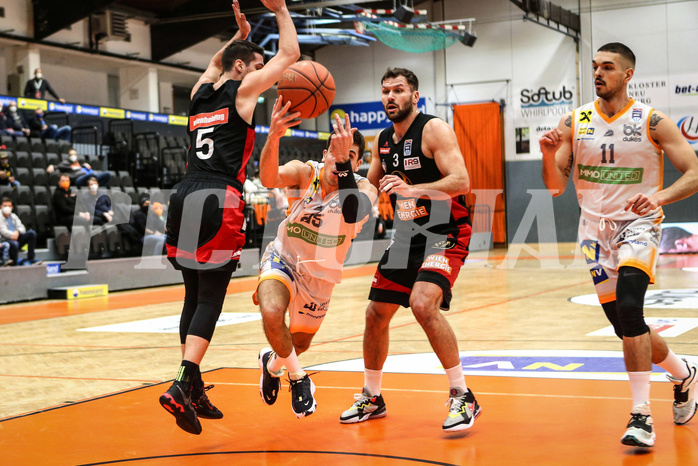 Basketball Superliga 2021/22, Grunddurchgang 12.Runde Klosterneuburg Dukes vs. BC Vienna


