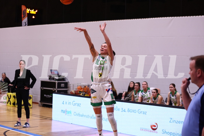02.03.2024, Graz, Raiffeisen Sportpark, Basketball Damen Superliga 2023/24, Grunddurchgang 14.Runde, UBI Holding Graz - Basket Flames Women ,  