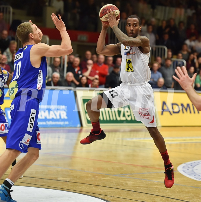 Basketball ABL 2015/16 Grunddurchgang 34. Runde WBC Wels vs Gmunden Swans