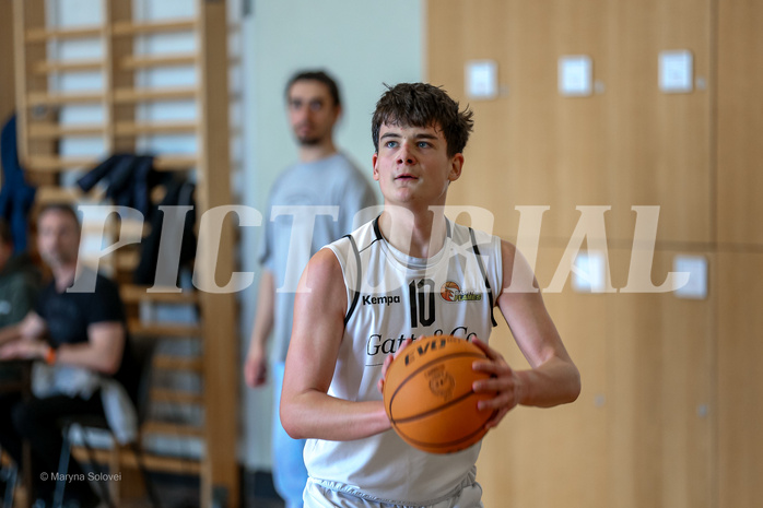 31.03.2025 Österreichischer Basketballverband 2024/25, SLMU14 Basket Flames WAT vs. FSN Baskets Wels