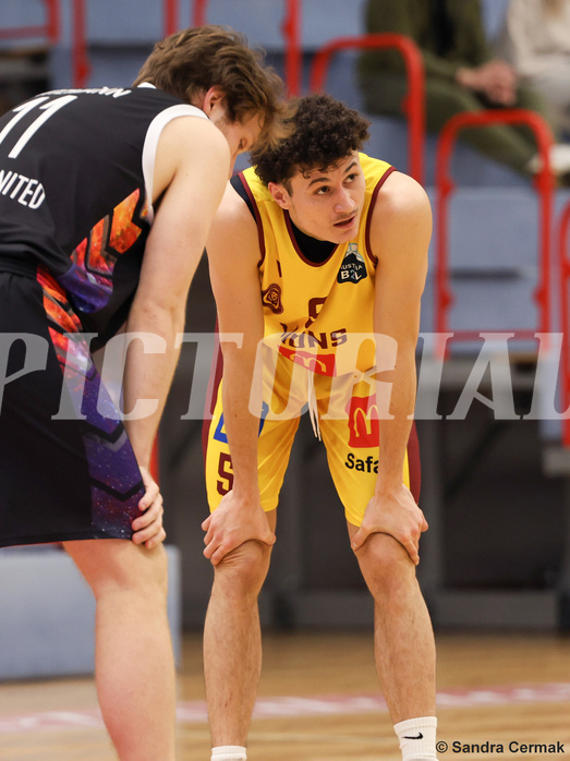 Basketball Zweite Liga 2024/25, Grunddurchgang 16.Runde Traiskirchen Lions NextGen vs. Vienna United