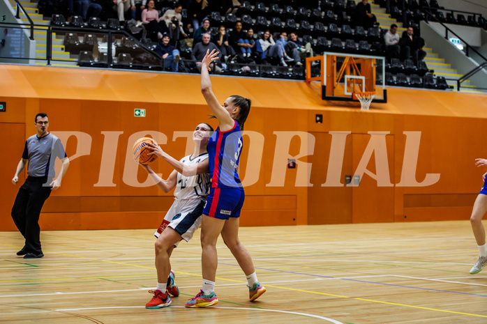 Basketball, Win2Day Basketball Damen Superliga 2024/25, Grunddurchgang 10.Runde, Vienna Timberwolves, UBSC DBBC Graz, Sophie Kunert (16)