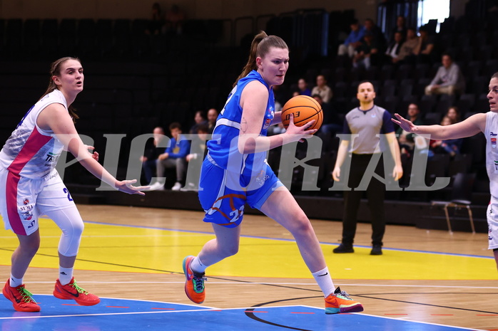 03.03.2024, Graz, Raiffeisen Sportpark, Basketball Damen Superliga 2023/24, Grunddurchgang 14.Runde, UBSC-DBBC Graz - DBB OCS Diamond Ladies Wels ,  